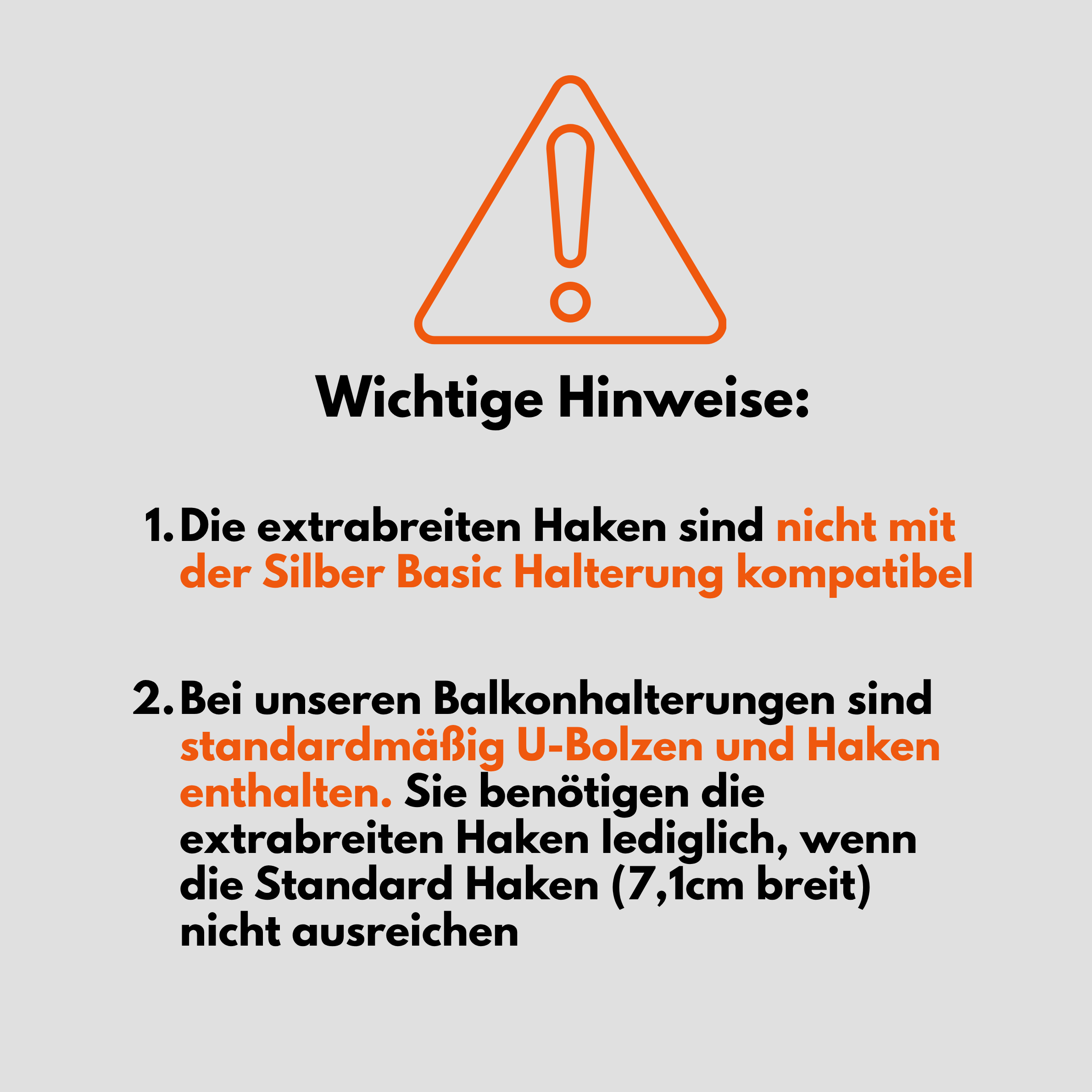 Haken Balkonkraftwerk Halterung
